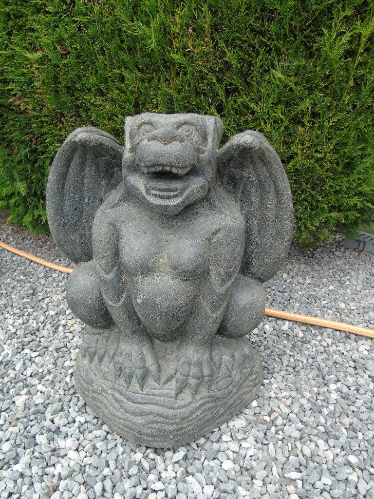 gargouille statue en pierre , monstre ailées , XXL, Enlèvement, Neuf