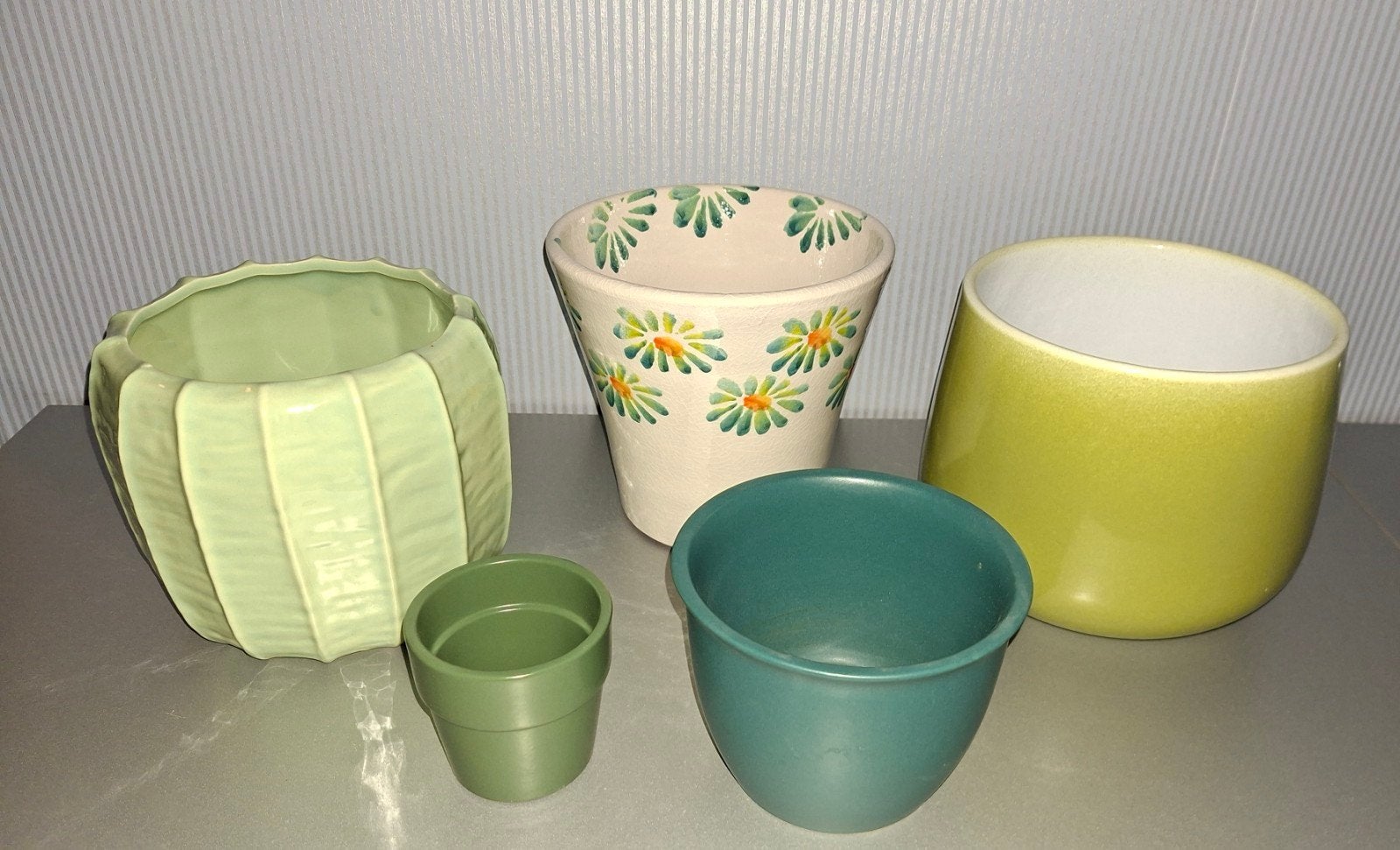 Set (49 st) bloempotten, Ophalen