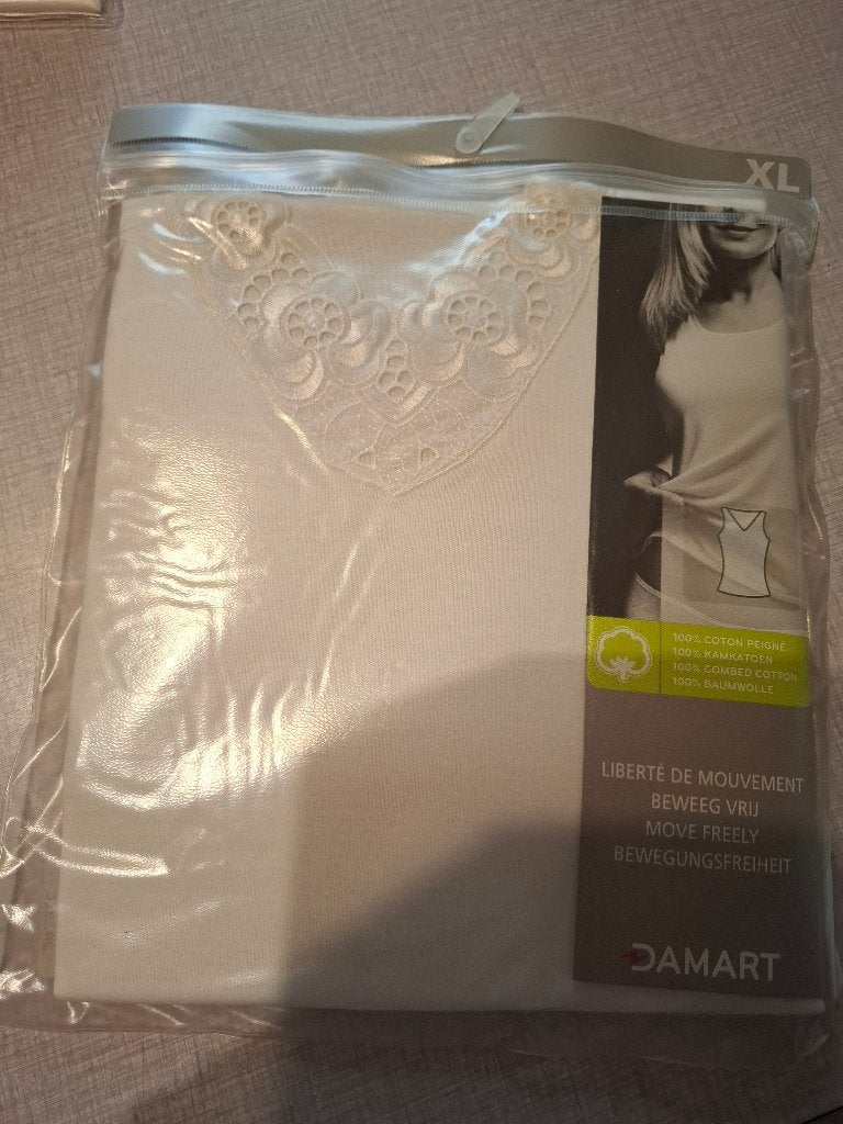 Onderhemdje Damart maat xl (nieuw), Damart, Ophalen of Verzenden, Wit, Overige typen