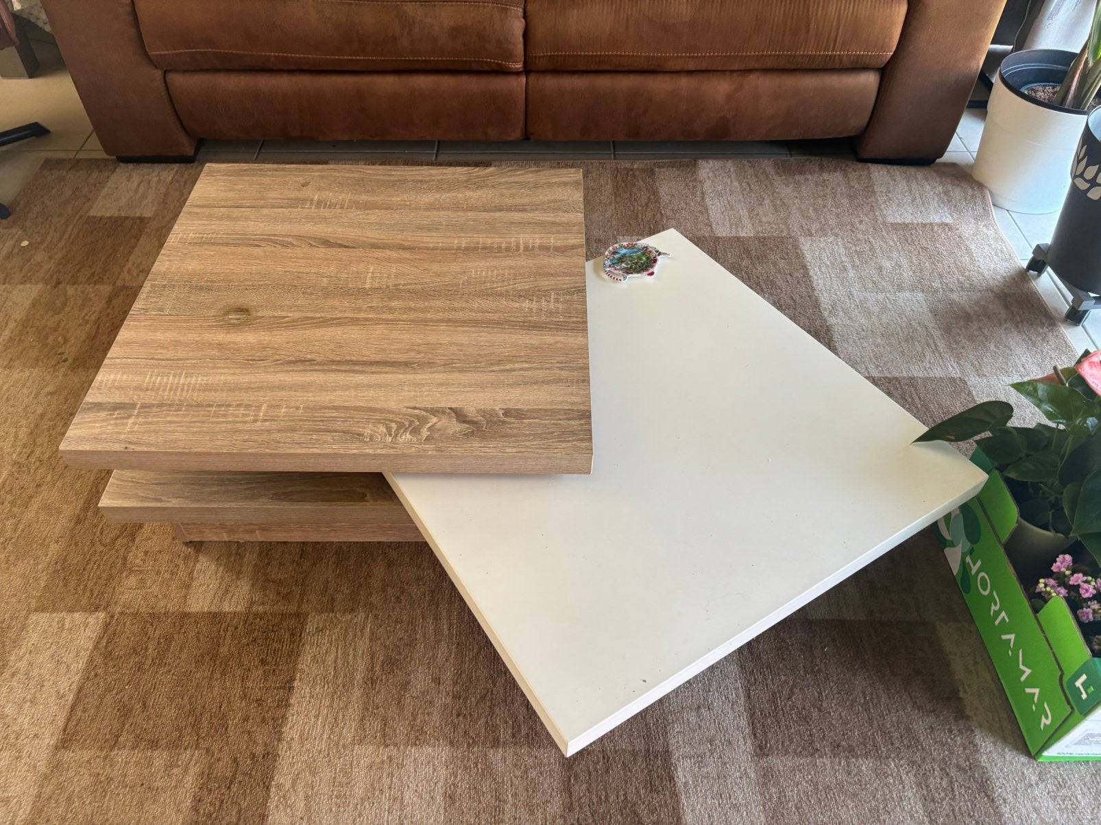Salon tafel, Huis en Inrichting, Tafels | Salontafels, Ophalen, Zo goed als nieuw