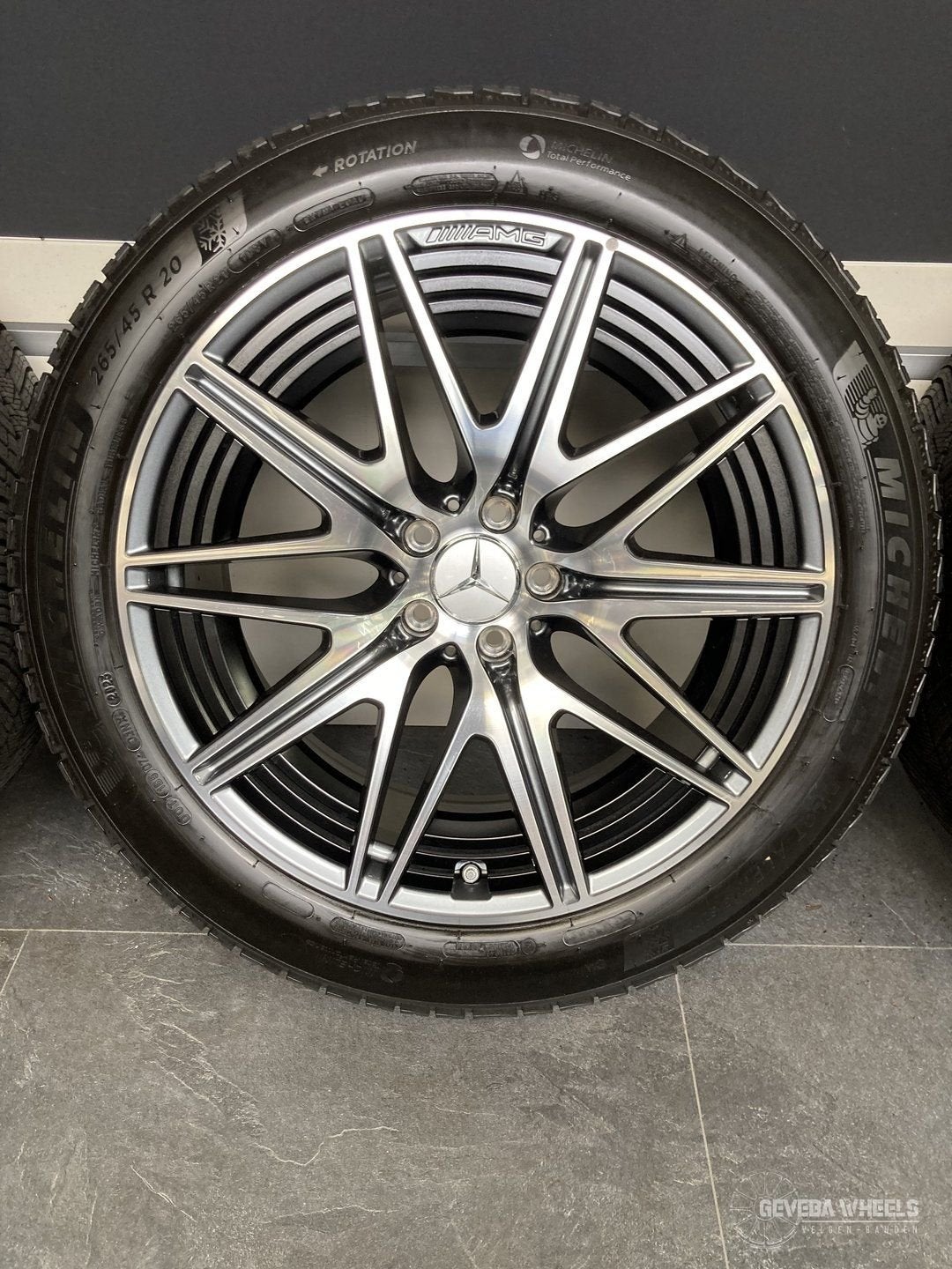 20” originele Mercedes GLC43 GLC63 AMG velgen + winterbanden, Auto-onderdelen, Gebruikt, -, 265 mm, -