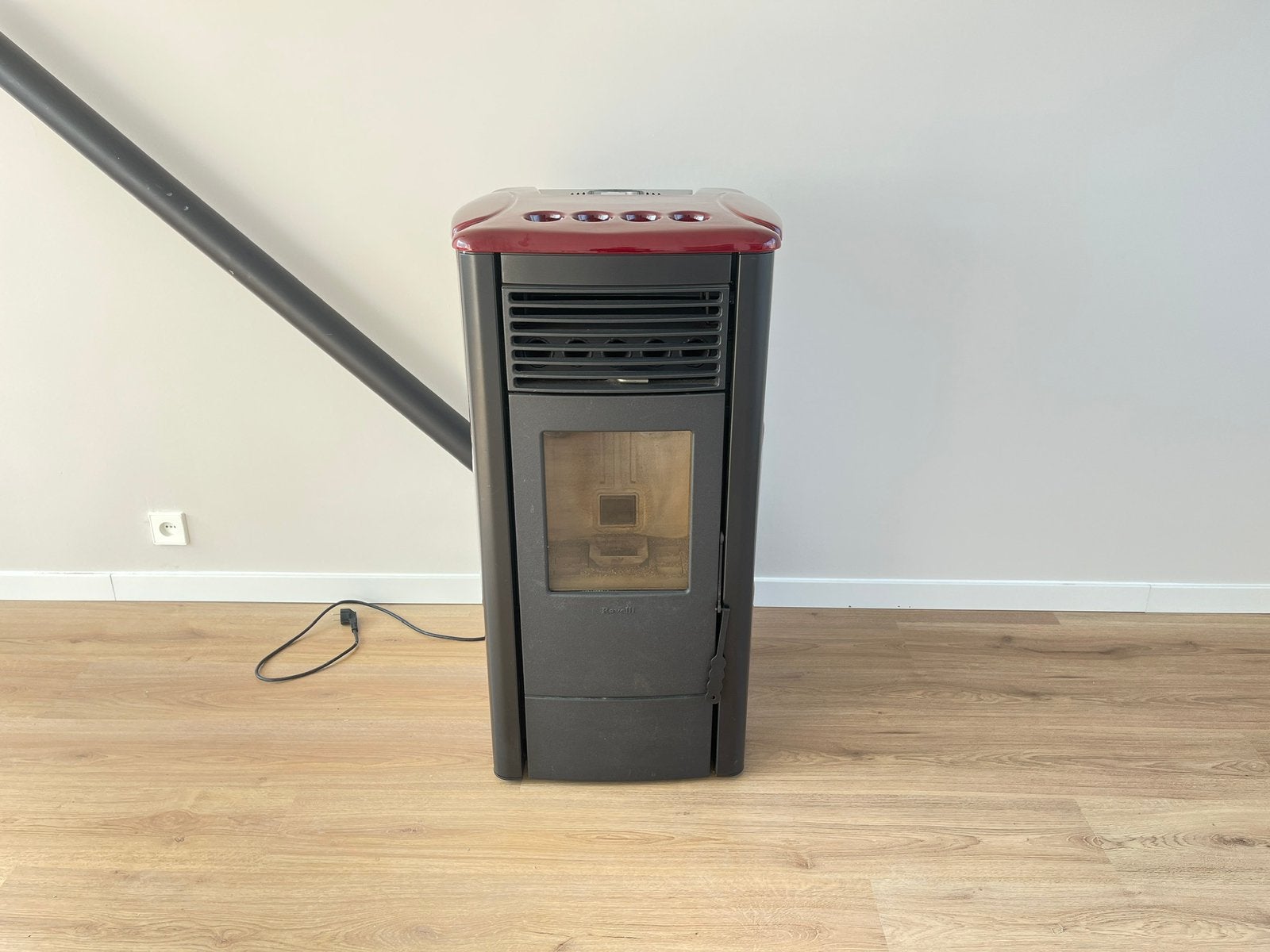 Pelletkachel Nordic Fire / Ravelli | 46 x 52 x 100 | 6.5 KW, Ophalen, Gebruikt, Pelletkachel, Vrijstaand
