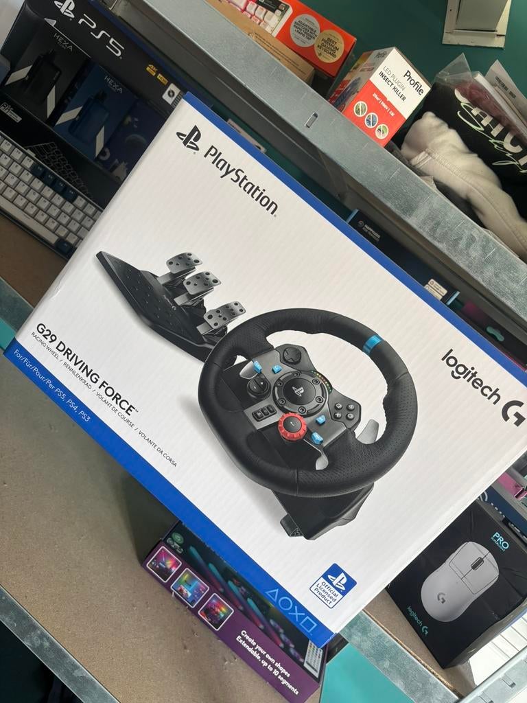 Logitech gamingstuur, Games en Spelcomputers, Ophalen of Verzenden, Zo goed als nieuw, Overige controllers, PlayStation 5