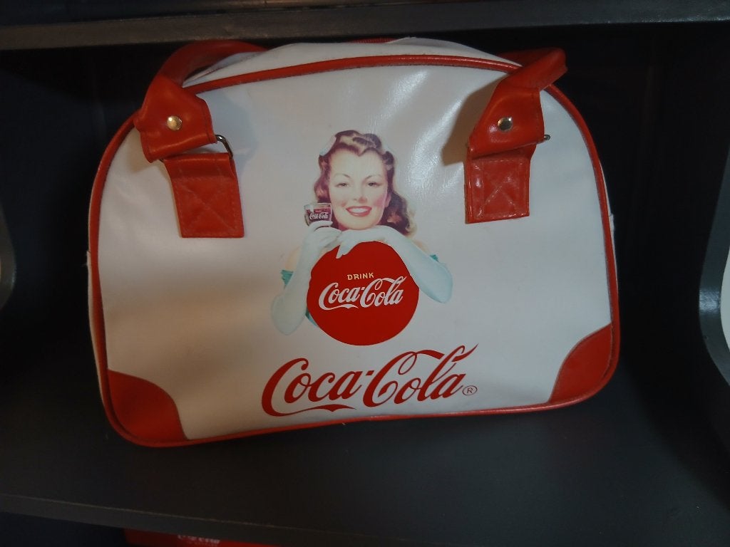 Coca cola Handtas pinupgirl, Ophalen of Verzenden, Zo goed als nieuw