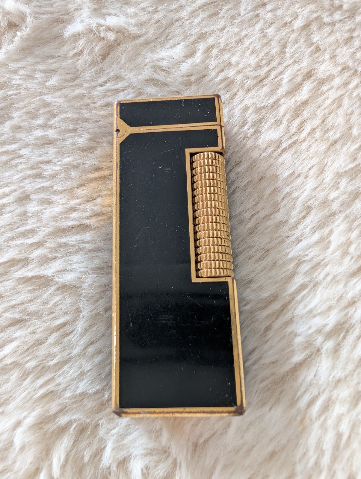 Dunhill laqué noir, Enlèvement ou Envoi, Utilisé, Briquet