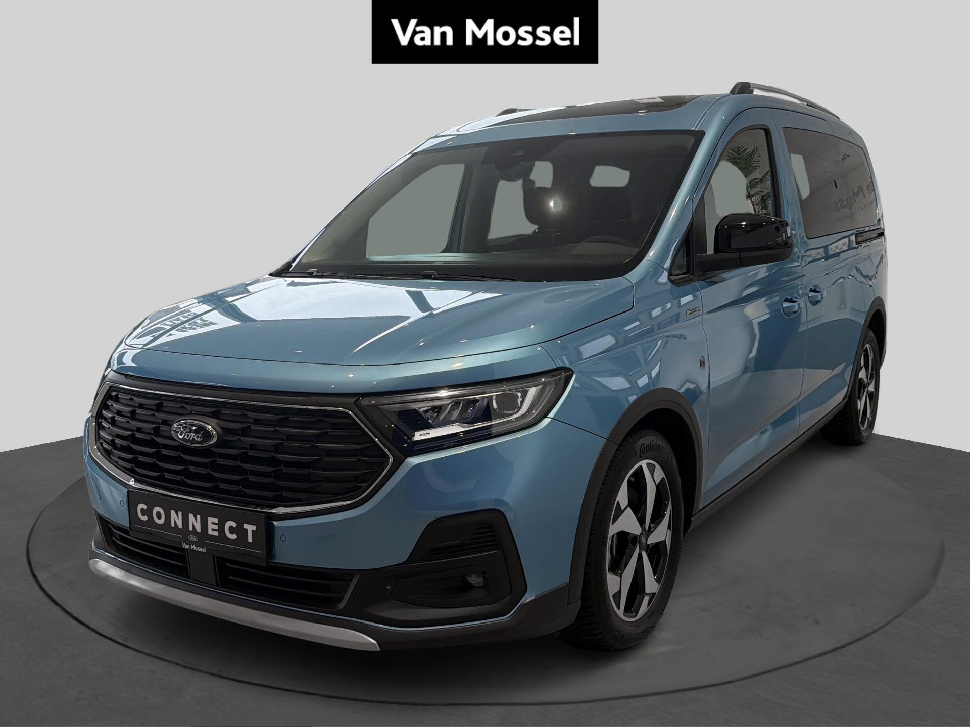 Ford Grand Tourneo Connect Active 7 zitplaatsen, Stof, Blauw, 7 zetels, Bedrijf