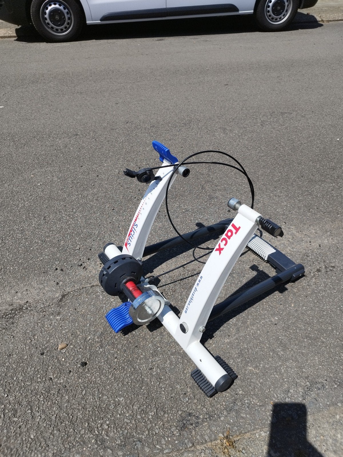 Tacx rollen systeem, Ophalen