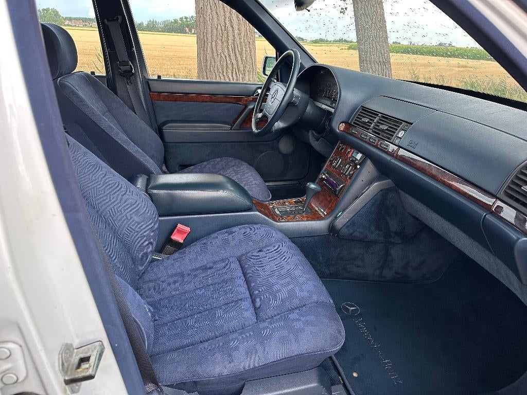 Mercedes-Benz Witte S-Klasse w140 (1992) 300se 3.2 Oldtimer, foto 3
