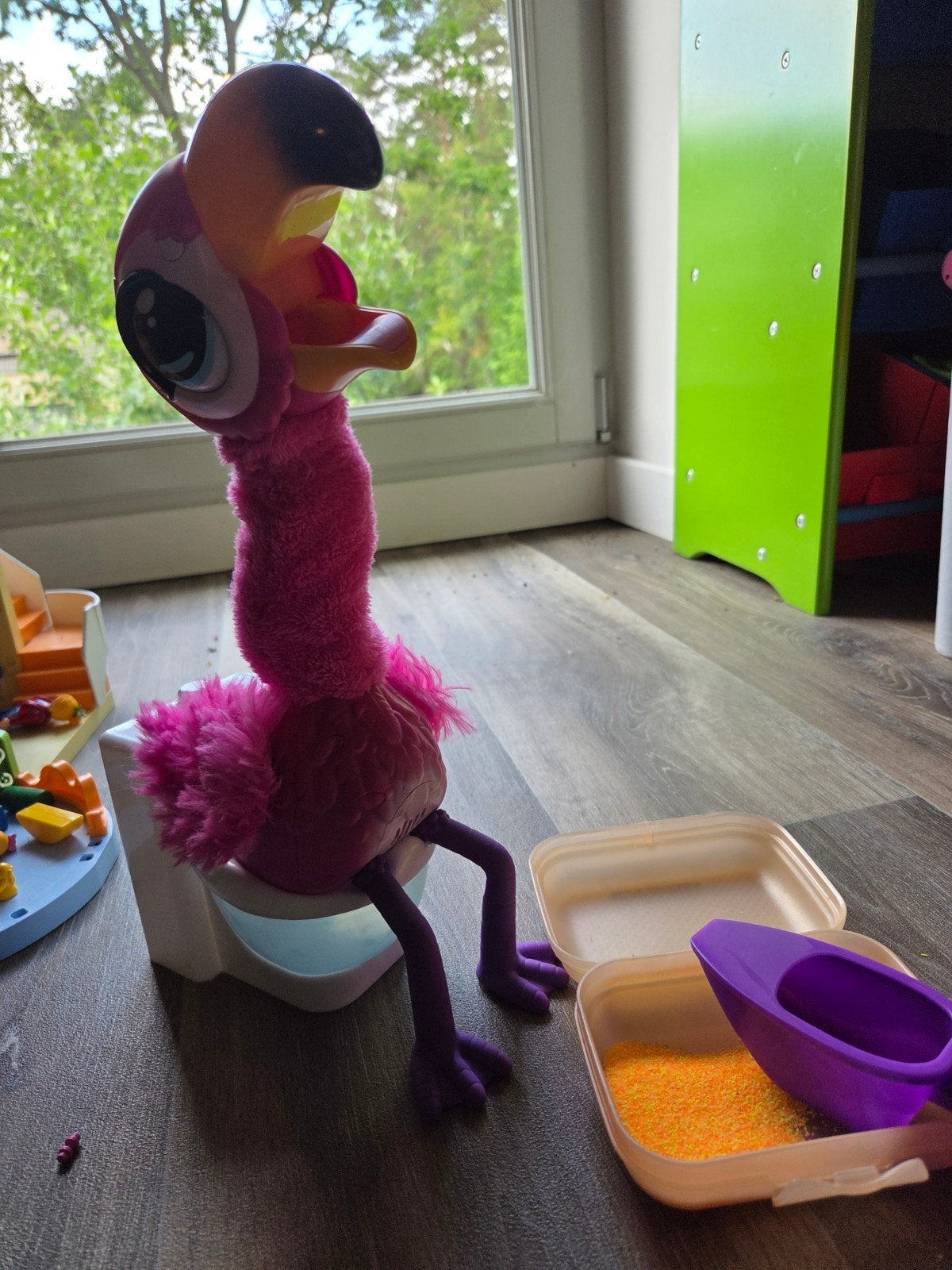 Little live pet gottago zingende en poepende flamingo, Kinderen en Baby's, Speelgoed | Educatief en Creatief, Ophalen of Verzenden