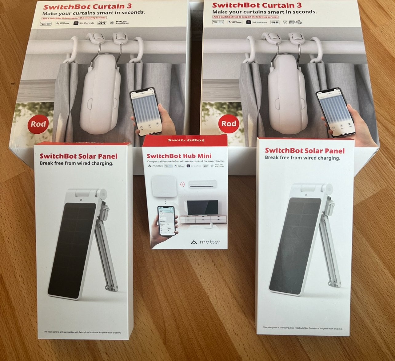Switchbot Curtain 3 duopack met zonnepaneel, Enlèvement ou Envoi, Neuf