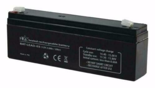 Onderhoudsvrije Loodaccu 12 Volt 2 Ah [12-2Ah], Ophalen of Verzenden, Nieuw