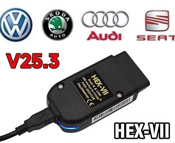 VCDS vagcom version 25.7 REAL HEX V2 Audi-vw-seat-Skoda, Enlèvement ou Envoi, Neuf