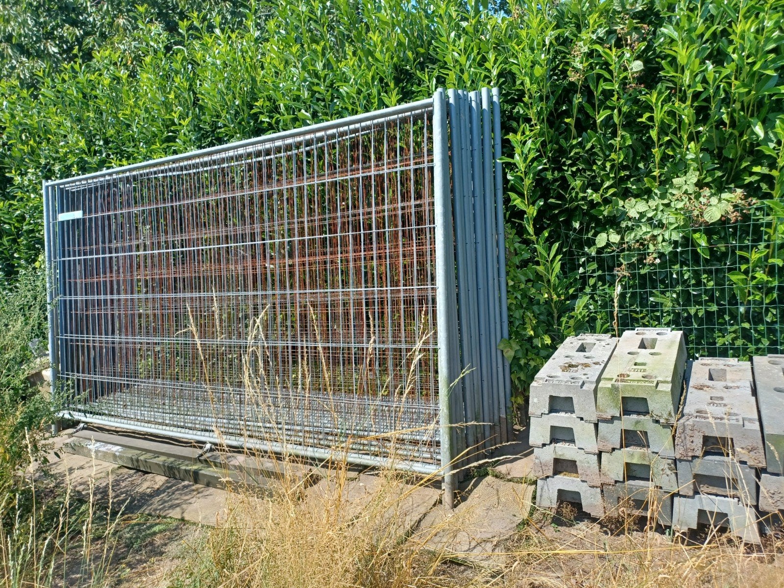 Werfhekken, Ophalen