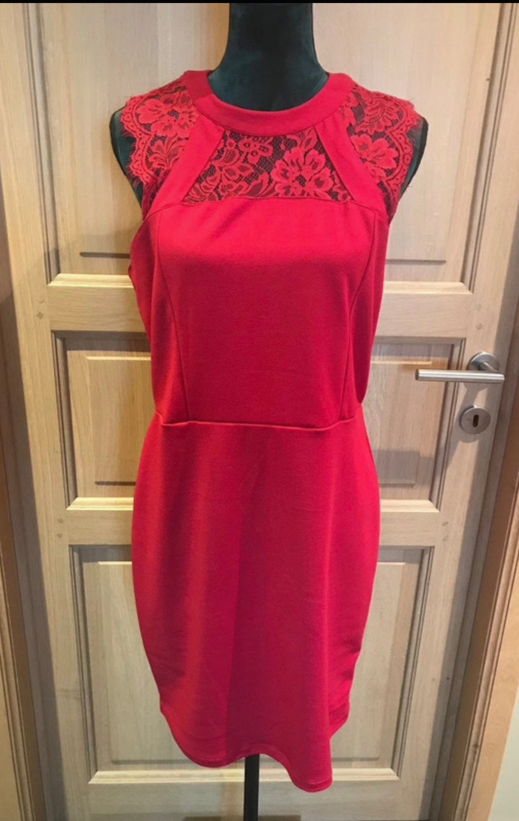 Jurk maat S, Ophalen of Verzenden, Zo goed als nieuw, Maat 36 (S), Rood