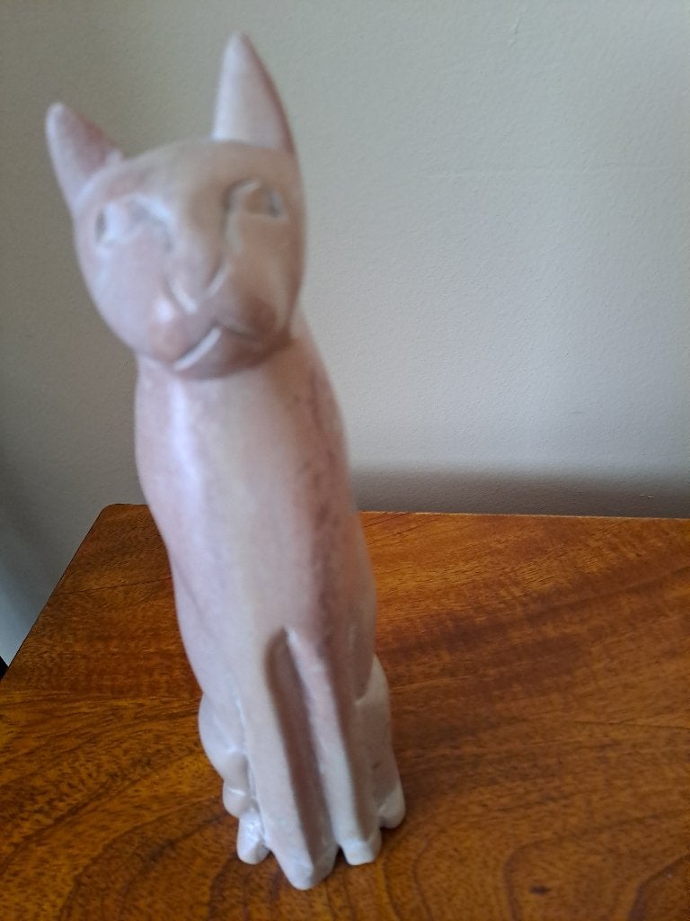 Beeld van een kat. 22 cm hoog., Antiek en Kunst, Ophalen