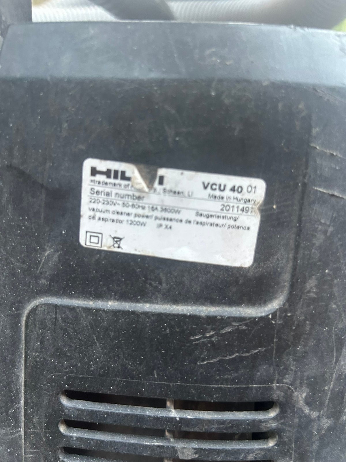 Hilti vcu 40, Ophalen, Overige merken, Zo goed als nieuw, Industriële stofzuiger