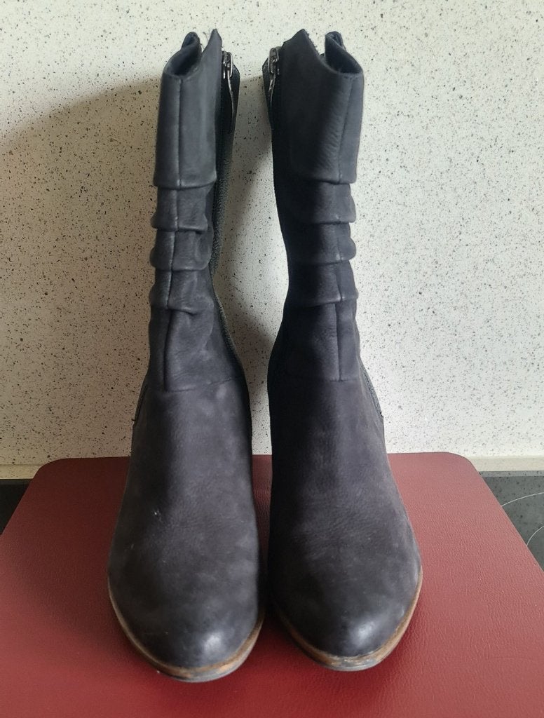 Bottes mi-hautes 'Tamaris' - P. 38, Gris, Enlèvement ou Envoi, Comme neuf, Boots et Botinnes