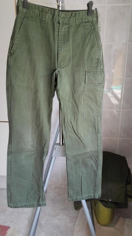 ABL Leger broeken, kaki origineel, Maat 46M = Maat S, Enlèvement, Armée de terre, Vêtements ou Chaussures