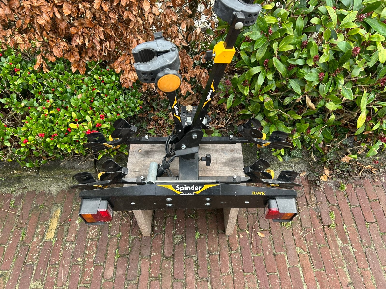 Spinder Hawk fietsendrager, Auto diversen, Fietsendragers, Ophalen, 2 fietsen, Zo goed als nieuw, Trekhaakdrager