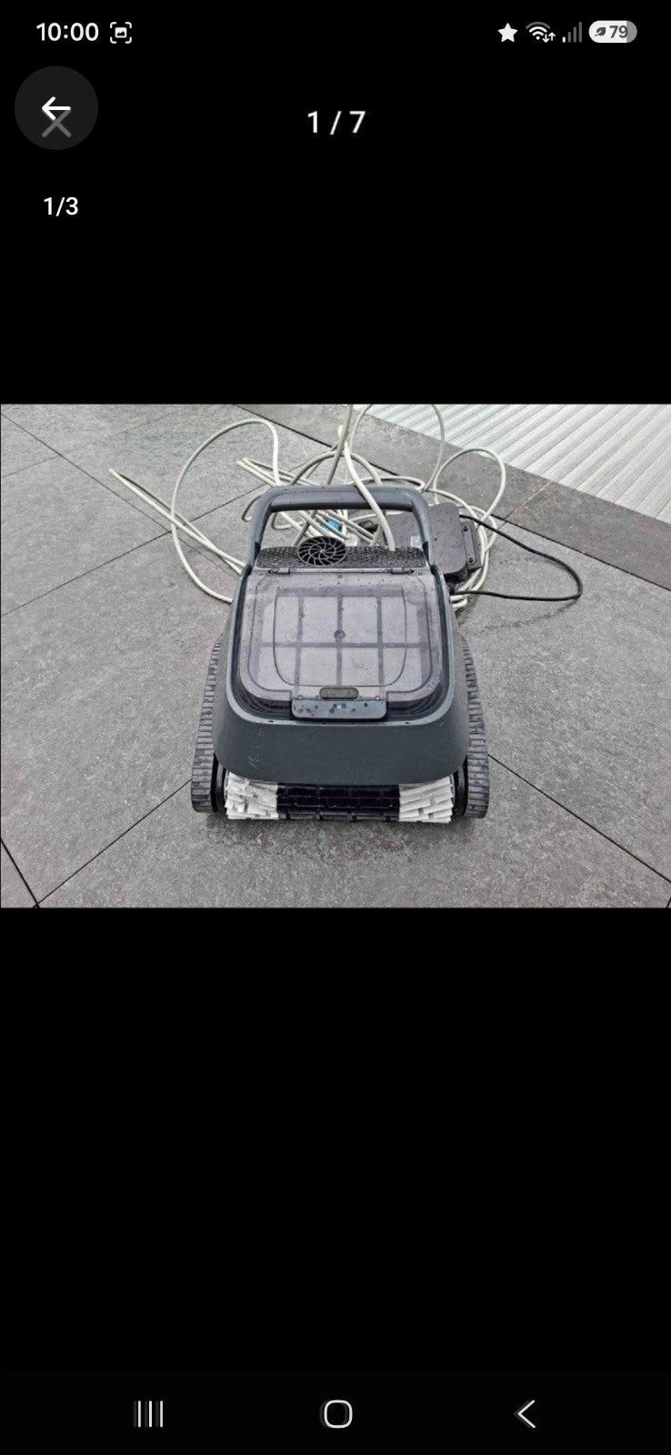 Zwembad robot, Ophalen
