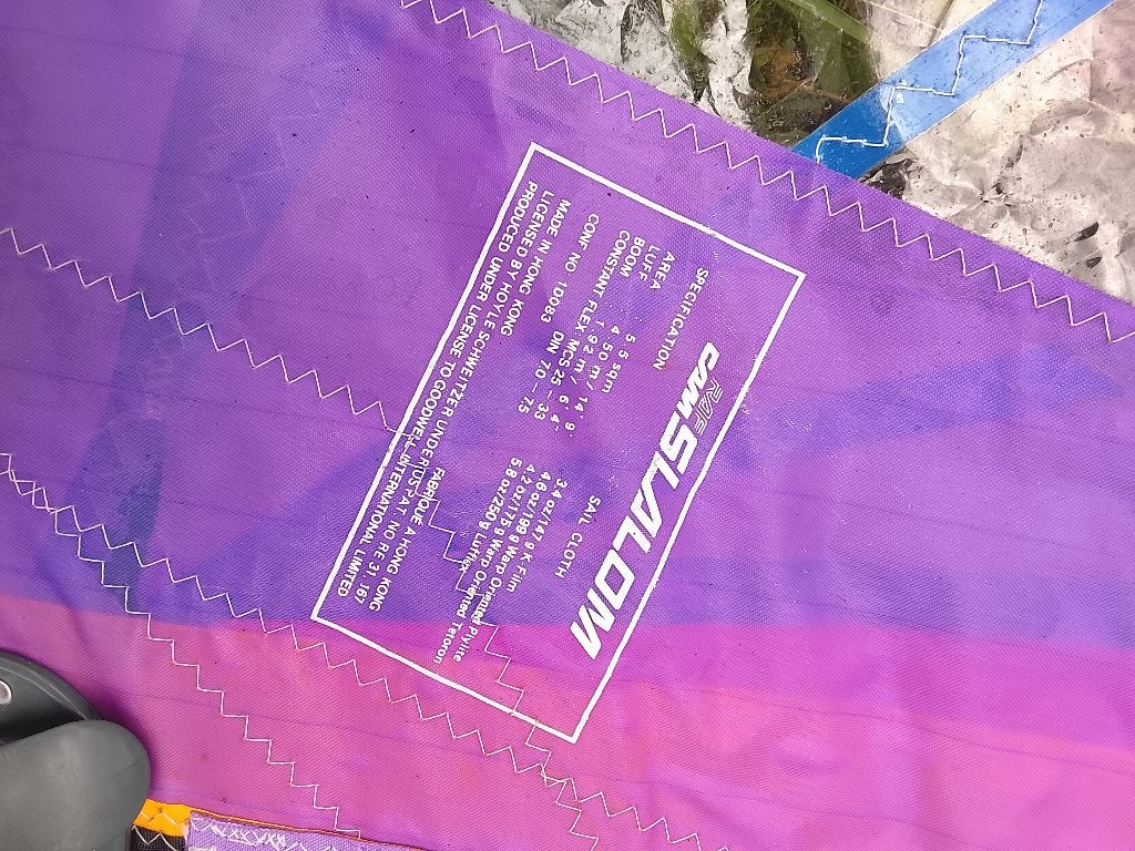 Windsurf zeil, Enlèvement, Utilisé, 5 à 6.5 m², Neilpryde