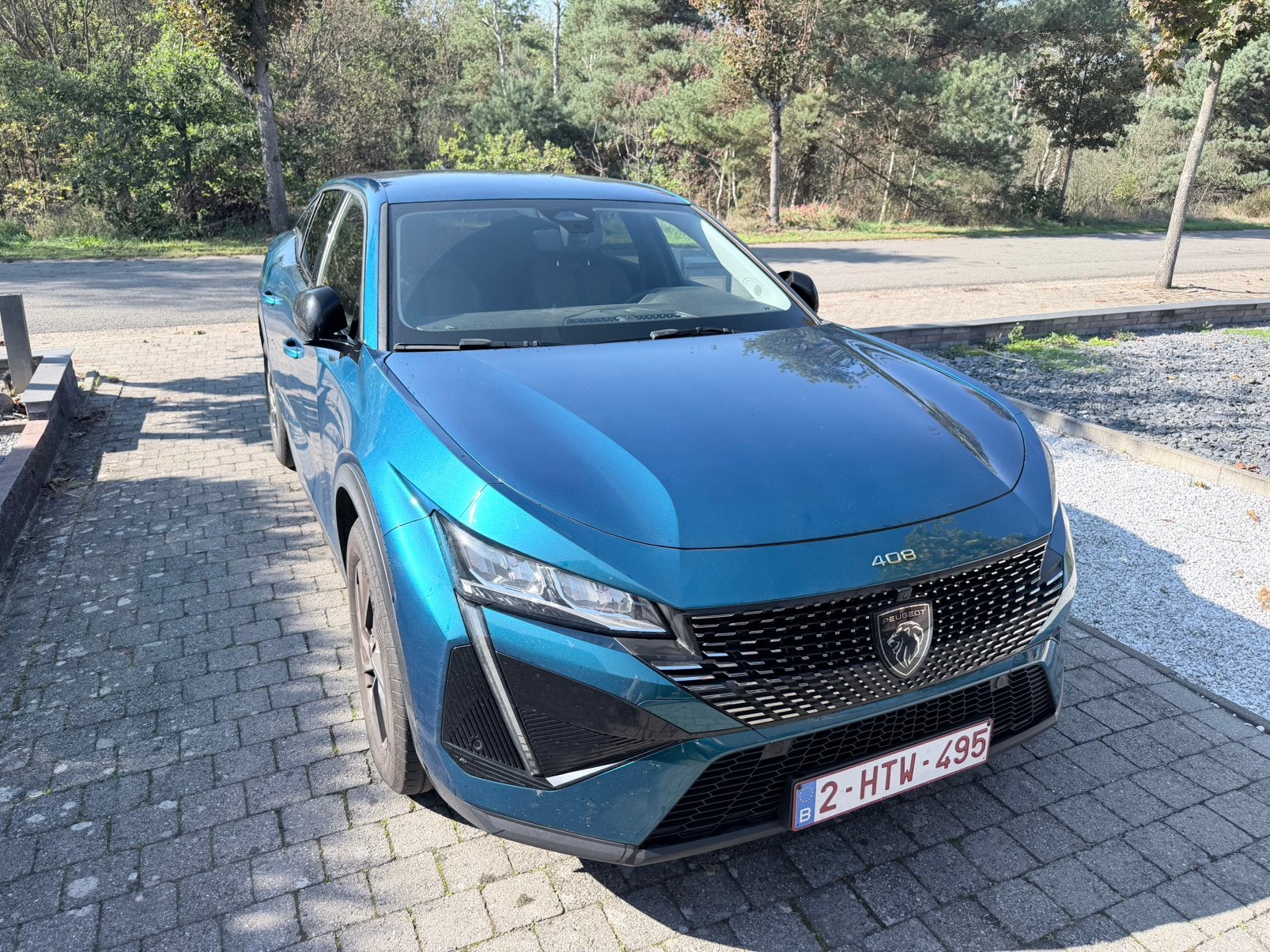 Peugot 408, Auto's, Automaat, Zwart, Blauw, 5 deurs