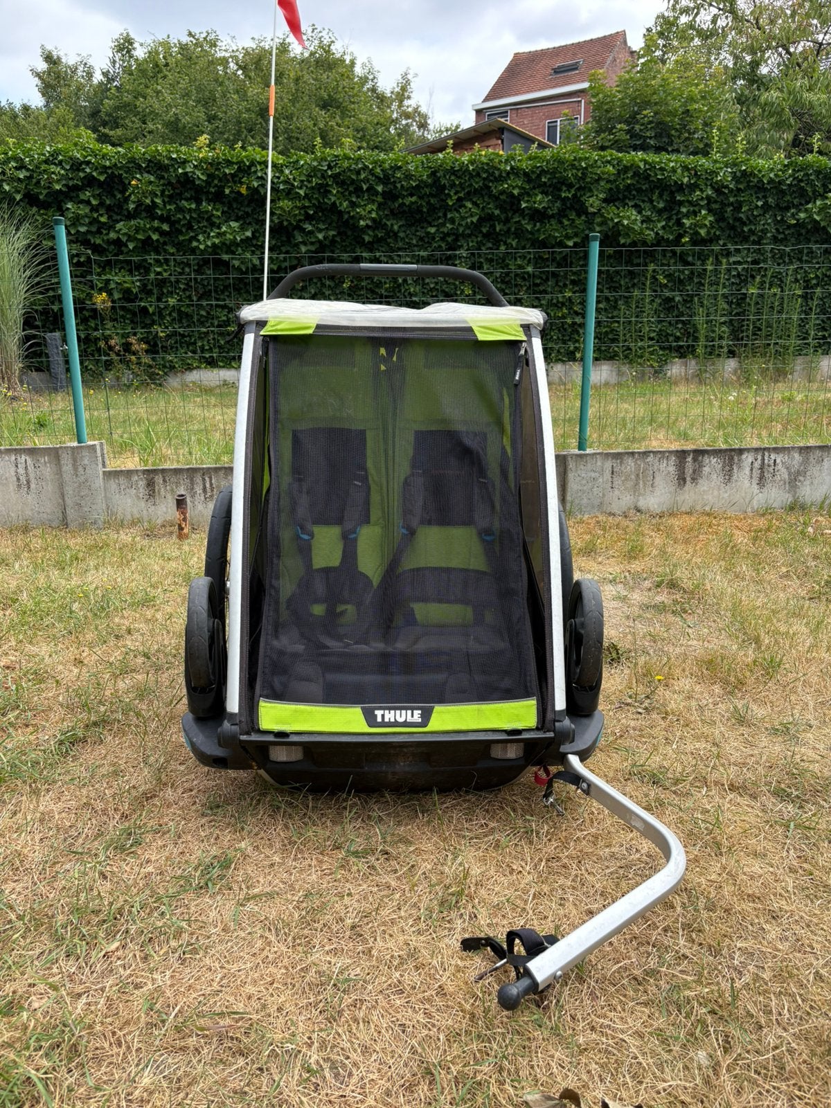 Remorque à vélo avec cabine Thule, Vélos & Vélomoteurs, Accessoires vélo | Remorques, Enlèvement, Utilisé, Remorque pour enfant