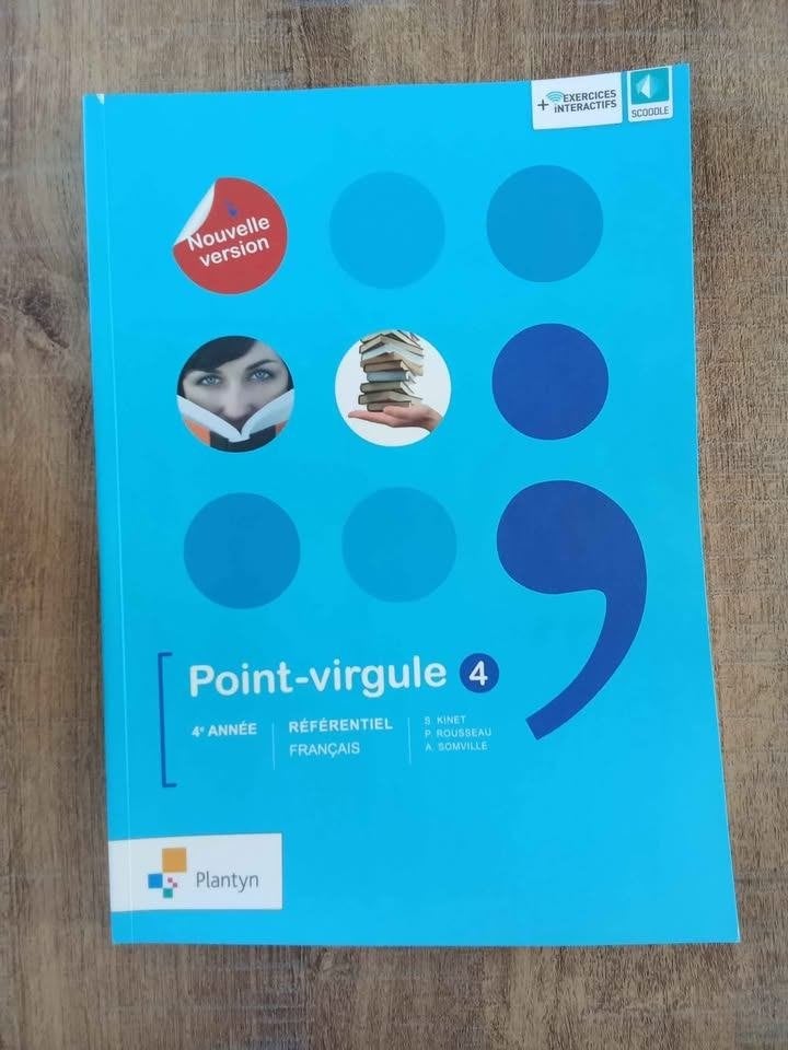 LIVRE POINT VIRGULE 4, Livres, Plantyn, Français, Comme neuf, Enlèvement