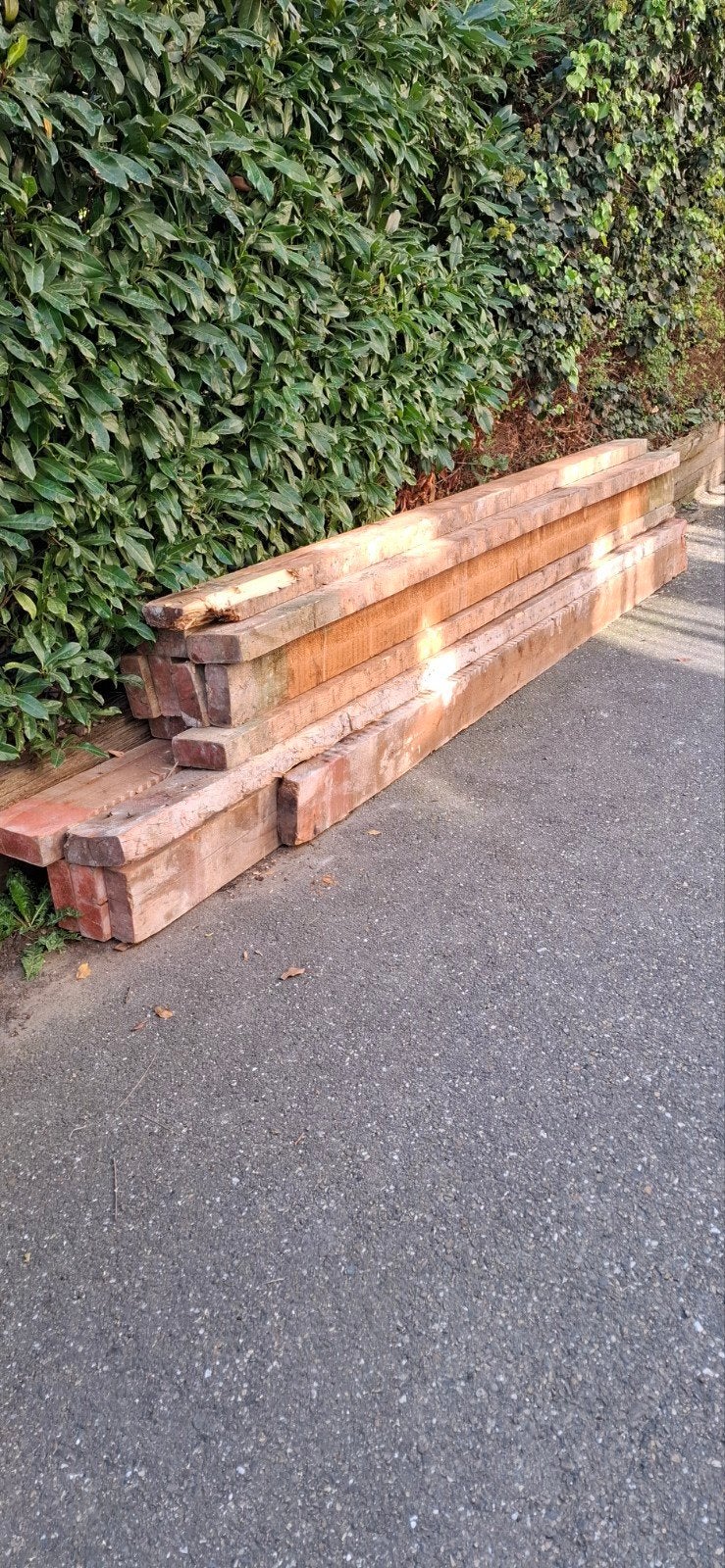 Partij gebruikte houten balken., Doe-het-zelf en Bouw, Ophalen
