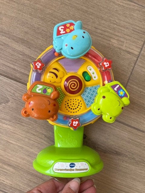 VTech dierenvriendjes reuzenrad, Ophalen, Zo goed als nieuw, 6 maanden tot 2 jaar