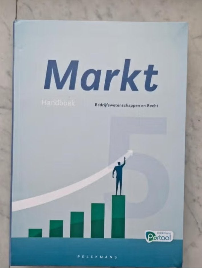 MARKT – Handboek Bedrijfswetenschappen en Recht, Livres, Livres scolaires, Neuf, Enlèvement ou Envoi, Secondaire, Autres matières