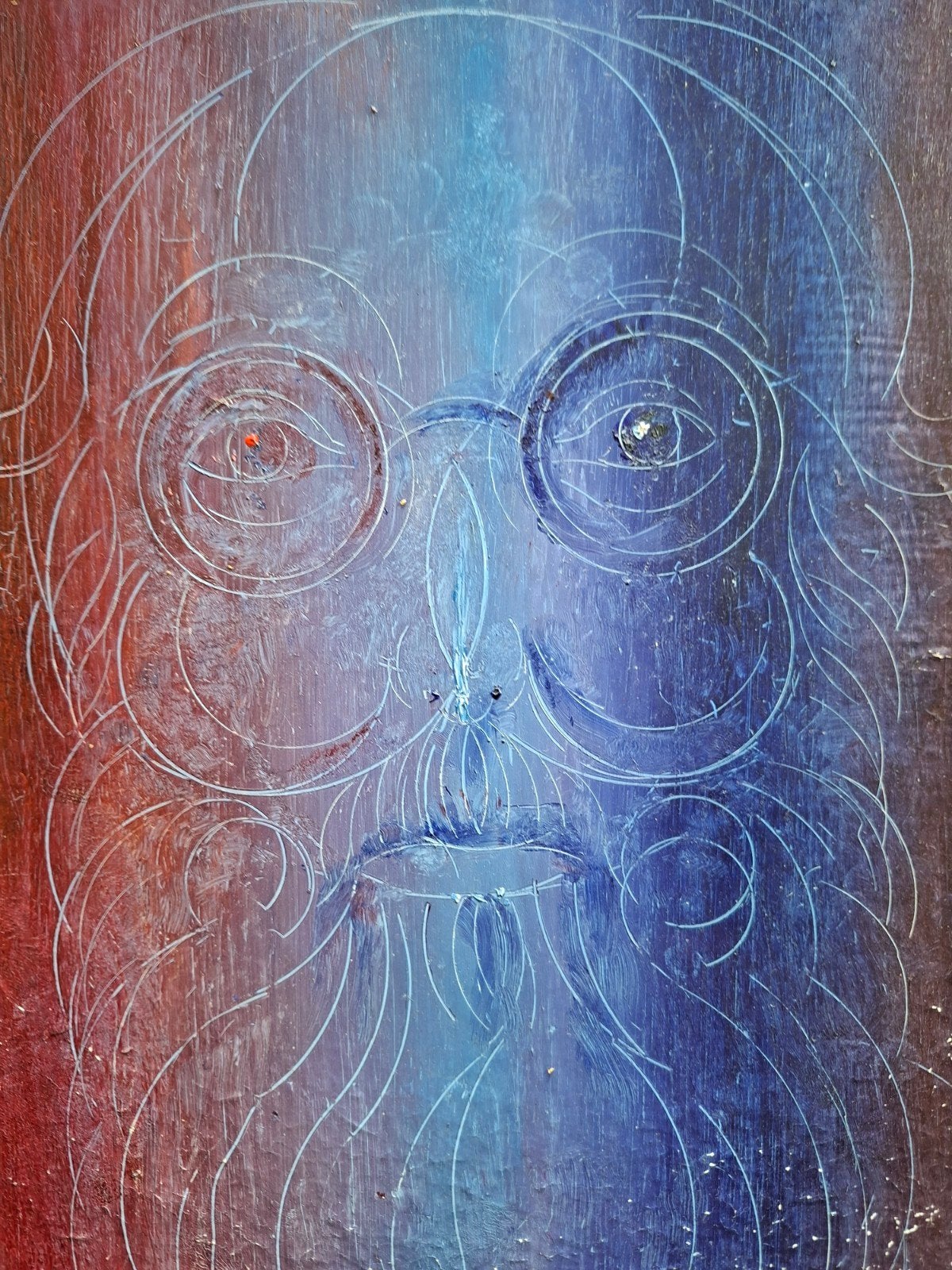 DE BOECK Felix "Zelfportret" olie op paneel, Ophalen of Verzenden