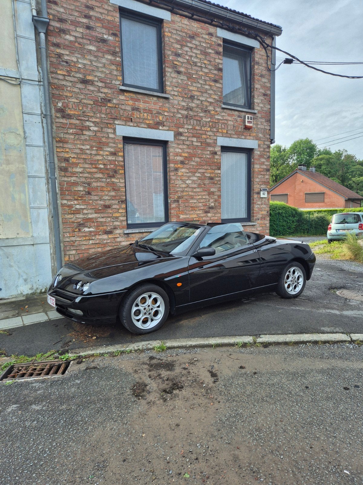 alfa romeo spider, Auto's, Zwart, Cabriolet, Spider, Zwart