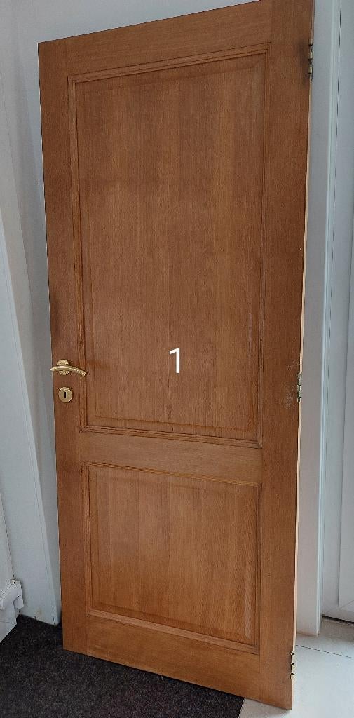 Binnendeuren, Doe-het-zelf en Bouw, Deuren en Vliegenramen, Ophalen, Gebruikt, 80 tot 100 cm, Binnendeur
