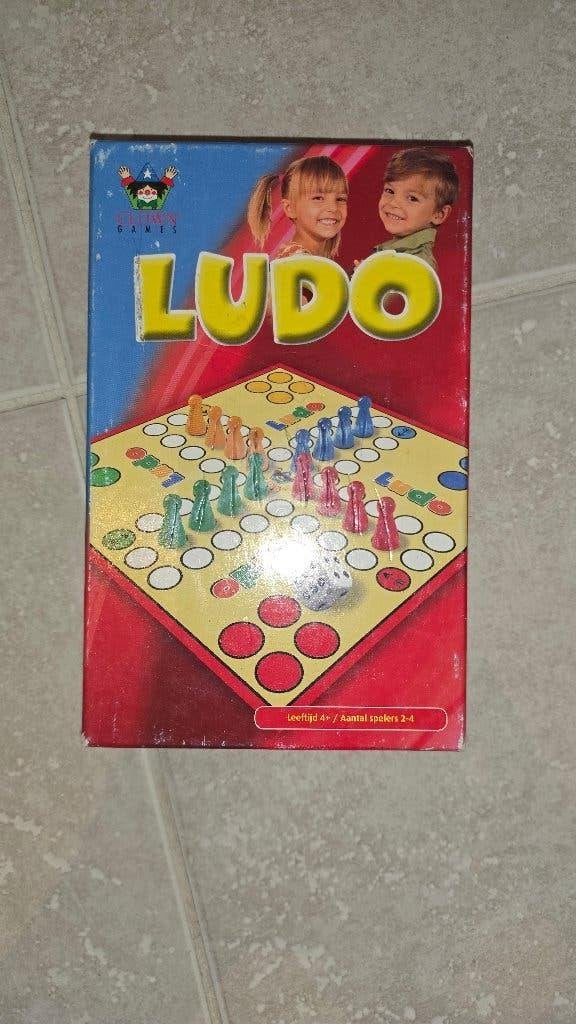 Ludo gezelschapsspel, Een of twee spelers, Ophalen, Gebruikt, Clown games