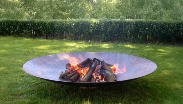 Gofire Adeco Vuurschaal Cortenstaal XXXL 200 cm, Tuin en Terras, Vuurschalen, Zo goed als nieuw, Ophalen