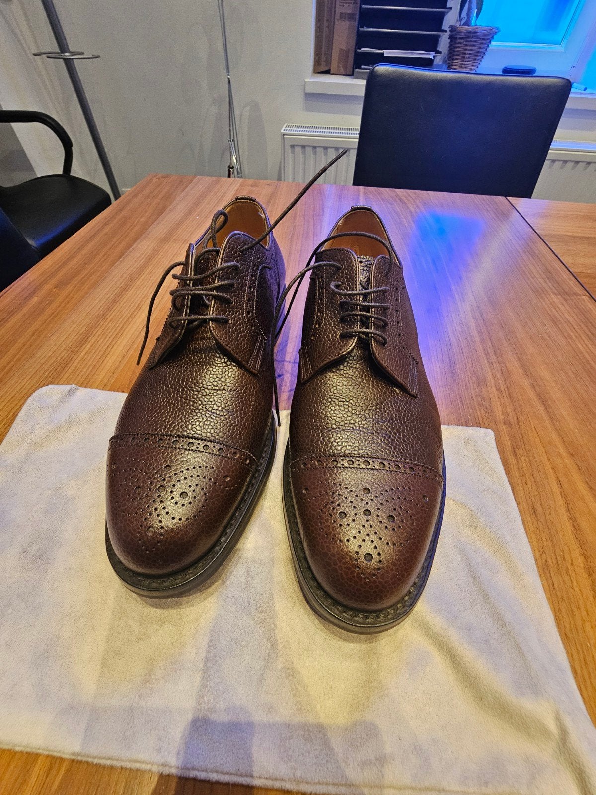 Derby King's made in England size 44.5, Vêtements | Hommes, Neuf, Enlèvement ou Envoi, Autres couleurs, Chaussures à lacets
