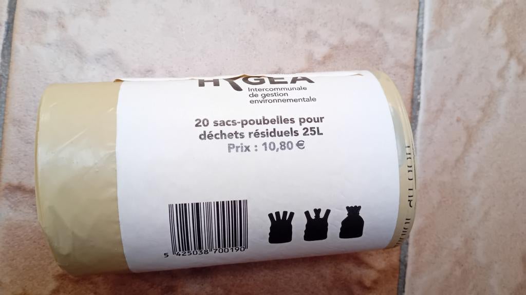 20 Sacs poubelles hygea, Nieuw