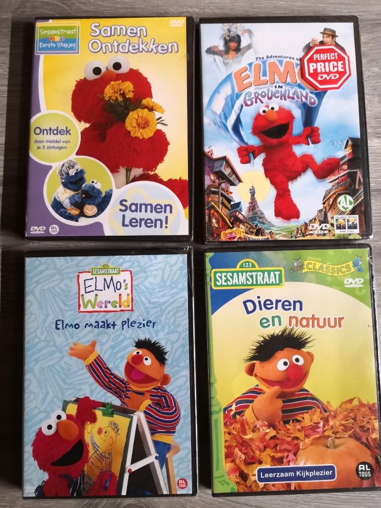 dvd's sesamstraat uit te kiezen, Cd's en Dvd's, Dvd's | Kinderen en Jeugd, Dieren, Ophalen of Verzenden