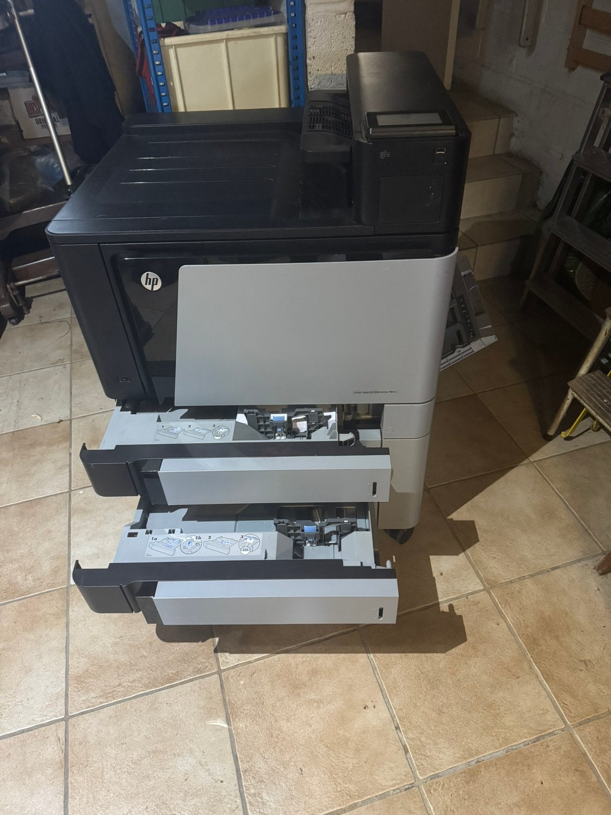 Copieur Laser HP 855 Entreprise photocopieur imprimante, Informatique & Logiciels, Imprimante, Enlèvement, Utilisé, Impression couleur