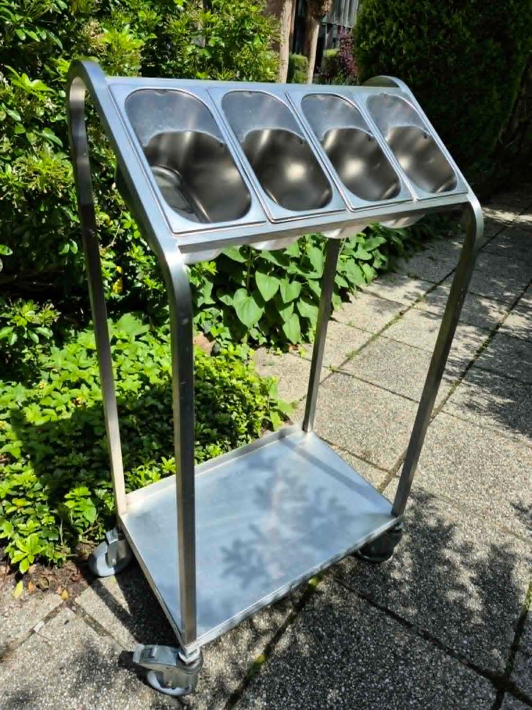 bestekwagen inox, Diversen, Ophalen, Gebruikt