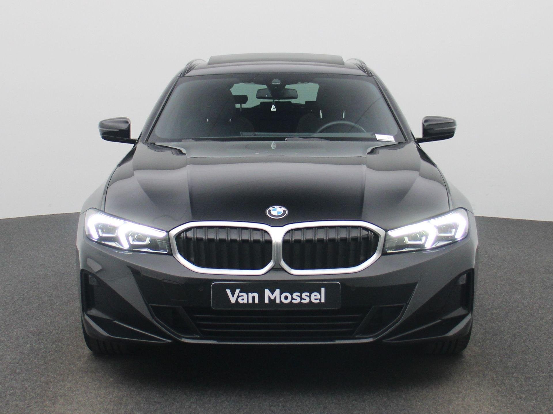 BMW 3 Reeks Touring 316d Pano Schuif-kanteldak | PDC V+A | L, Auto's, BMW, Gebruikt, Zwart, 4 cilinders, Zwart
