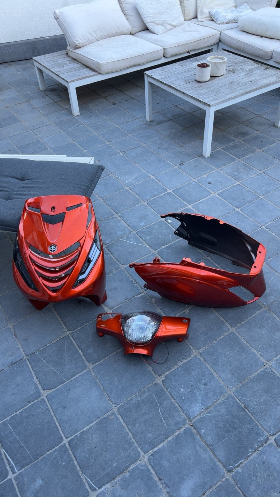 Piaggio zip sp kappenset deep orange, Ophalen, Zo goed als nieuw, Overige typen