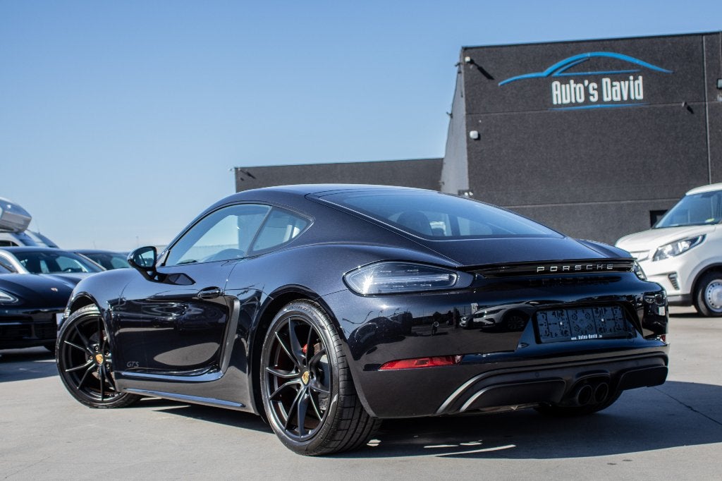 Porsche 718 Cayman GTS 2.5 Turbo 366PK PDK SPORTCHRONO, Auto's, Automaat, Achterwielaandrijving, Zwart, Bedrijf