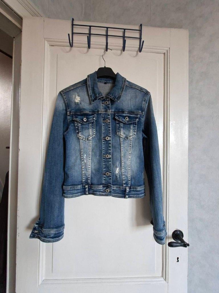 Veste en jeans - Taille M, Kleding | Dames, Jassen | Zomer, Ophalen, Gedragen, Maat 38/40 (M), Blauw