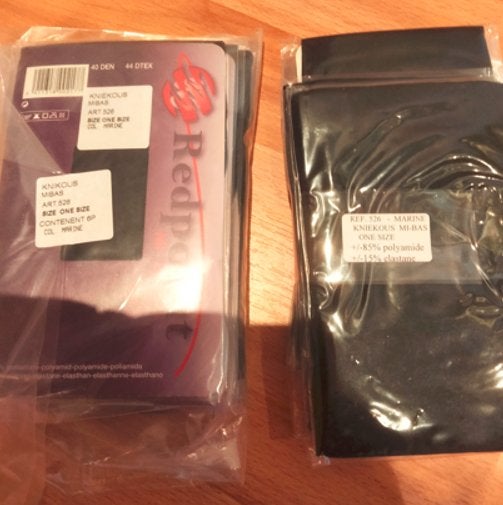 Kniekousen nylon 40 DEN, Kleding | Dames, Sokken en Kousen, Ophalen, Blauw, Kousenvoetjes en Kniekousjes, Nieuw