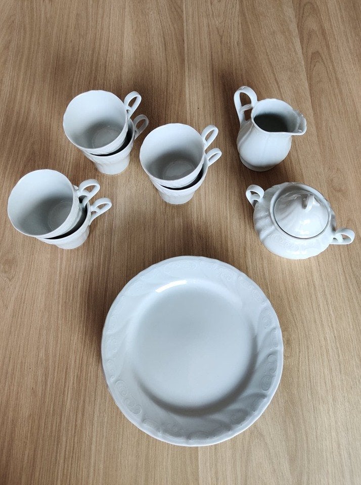 Volledig koffieservies, Maison & Meubles, Service complet, Comme neuf, Enlèvement, Autres styles