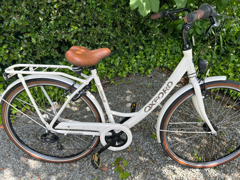 Damesfiets 28 inch Oxford negresco, Ophalen, Zo goed als nieuw, Versnellingen