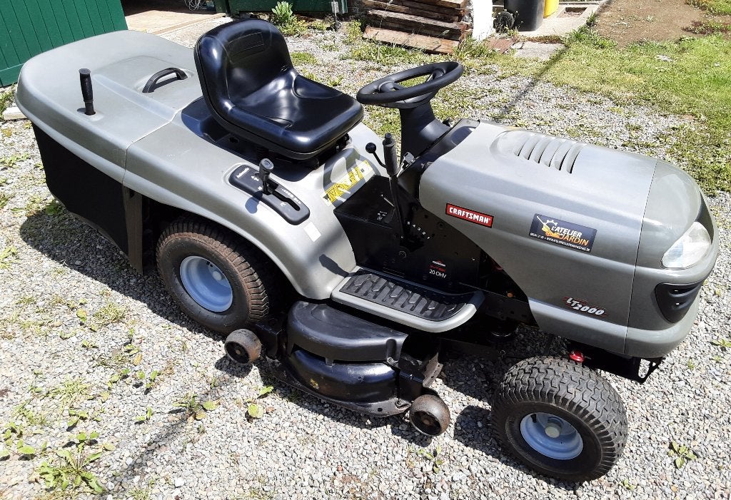 Tracteur tondeuse Craftsman 20ch Hydro en parfait état, Jardin & Terrasse, Tondeuses autoportées, Enlèvement, Utilisé, Fonction de mulching