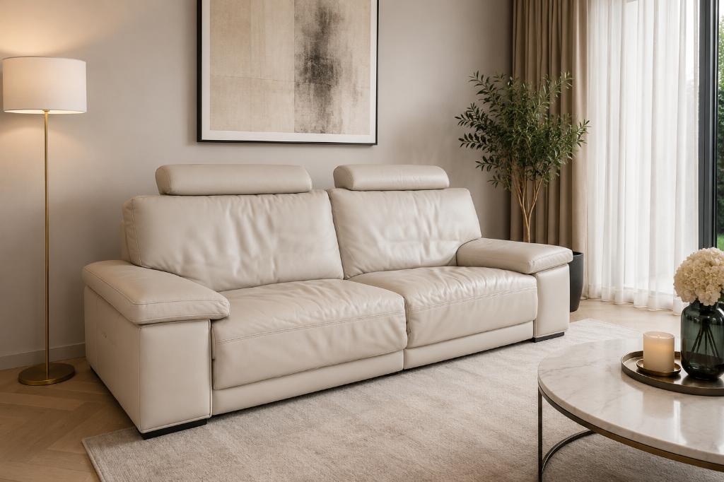 Zetel 2-zit elektrisch | leder, 75 à 100 cm, Moins de 150 cm, Enlèvement, Utilisé